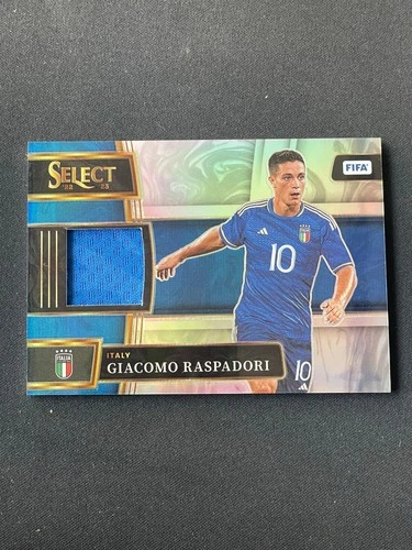 Giacomo Raspadori 2023 Panini Select Silver Prizm