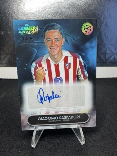 Giacomo Raspadori 2025 Topps Summer Signings /99