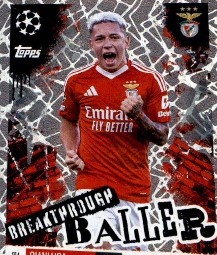 Gianluca Prestianni 2024 Topps Match Attax UEFA Club Competitions Extra