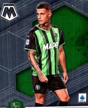 Gianluca Scamacca 2021 Panini Mosaic Serie A