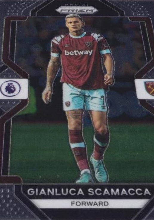 Gianluca Scamacca 2022 Panini Prizm Premier League 4