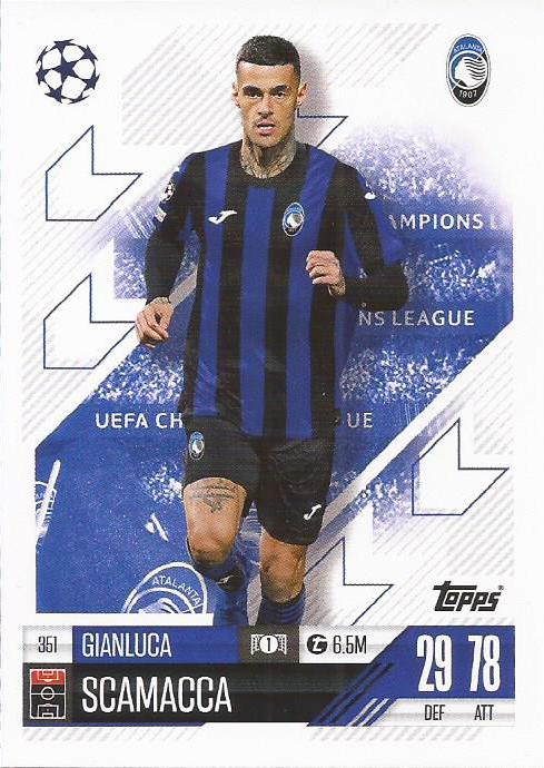 Gianluca Scamacca 2024 Topps Match Attax UEFA Club Competitions