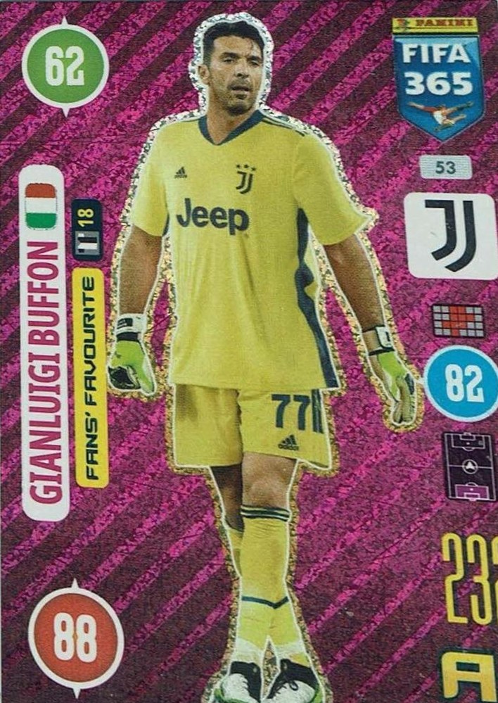 Gianluigi Buffon 2021 Panini Adrenalyn XL FIFA 365