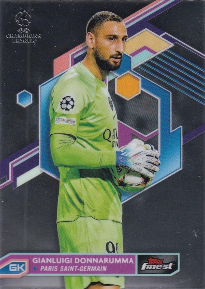 Gianluigi Donnarumma 2022 Topps Finest UEFA 120