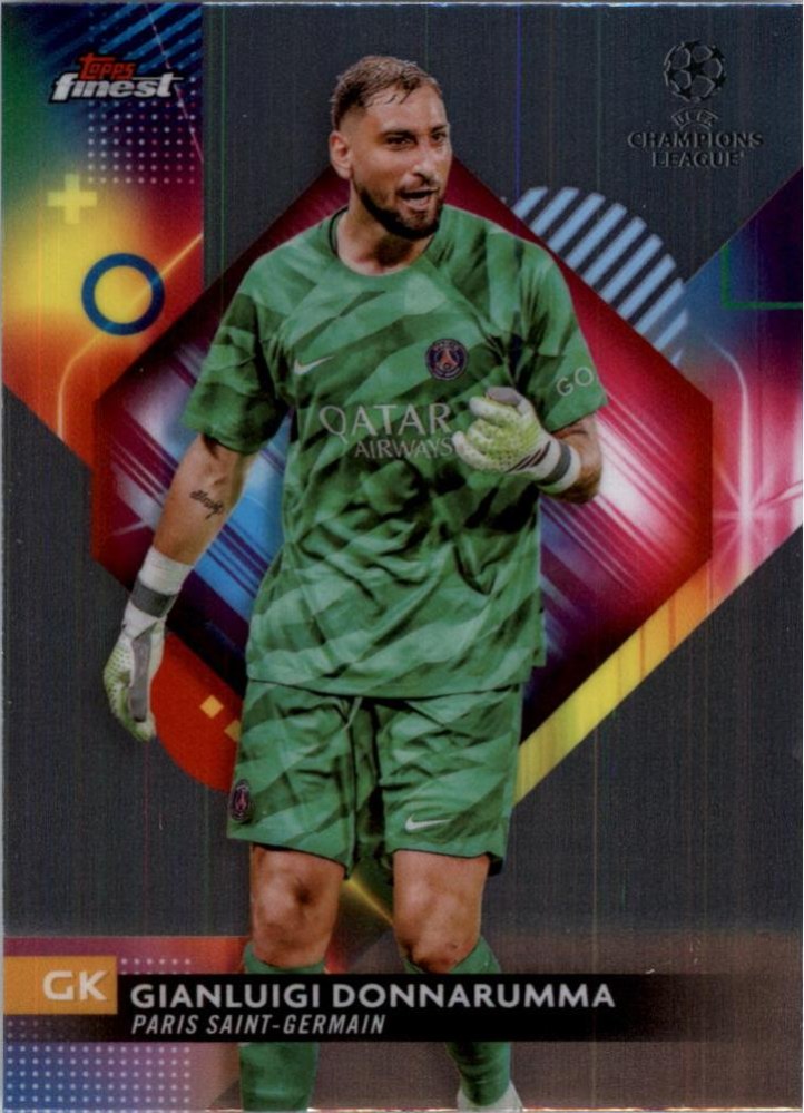 Gianluigi Donnarumma 2023 Topps Finest UEFA Club Competitions