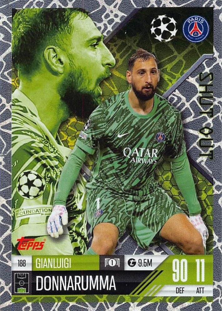 Gianluigi Donnarumma 2024 Topps Match Attax UEFA Club Competitions Extra