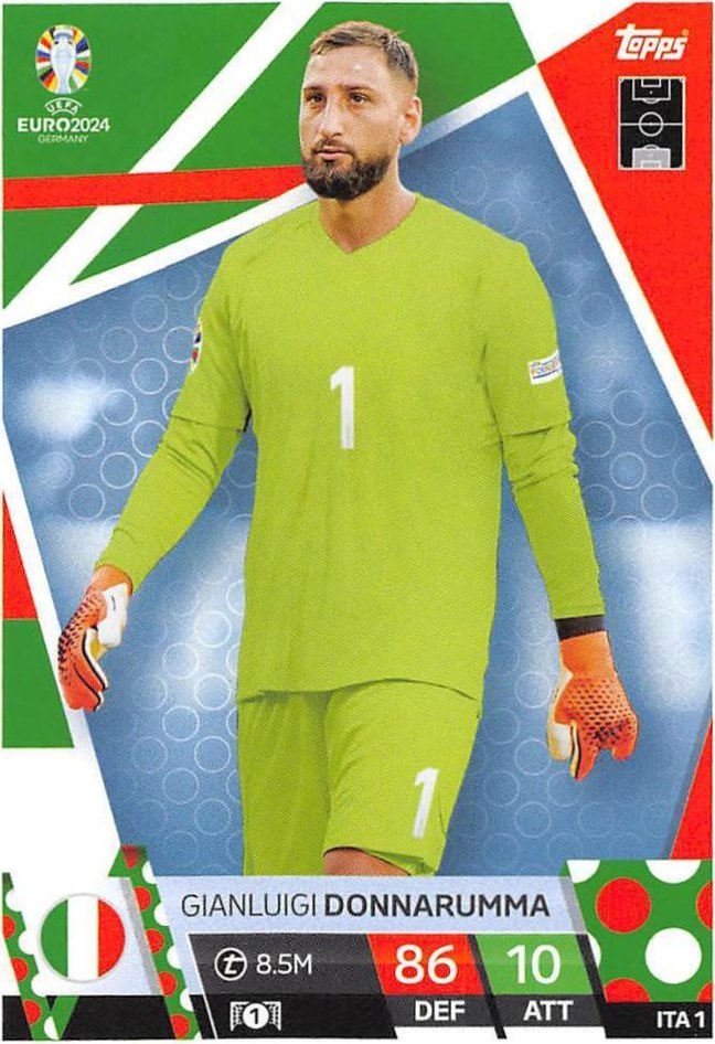 Gianluigi Donnarumma 2024 Topps Match Attax UEFA EURO
