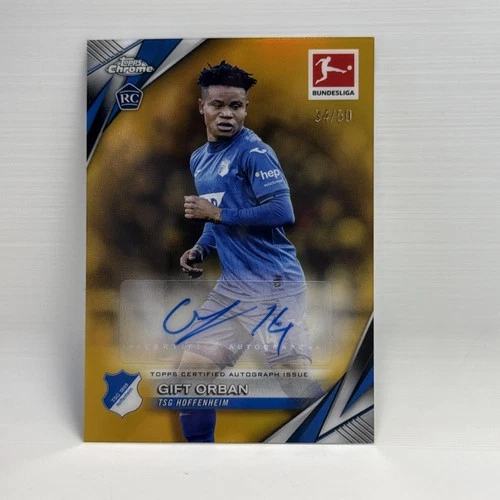Gift Orban 2024 Topps Chrome Bundesliga Gold /50