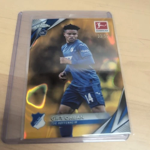 Gift Orban 2024 Topps Chrome Bundesliga Gold Lava Refractor /50