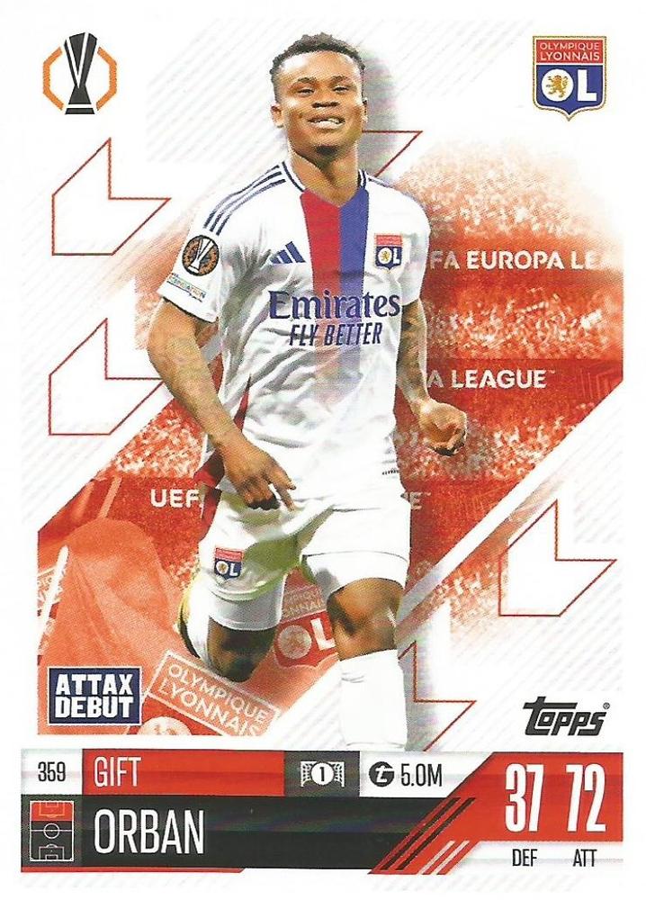 Gift Orban 2024 Topps Match Attax UEFA Club Competitions