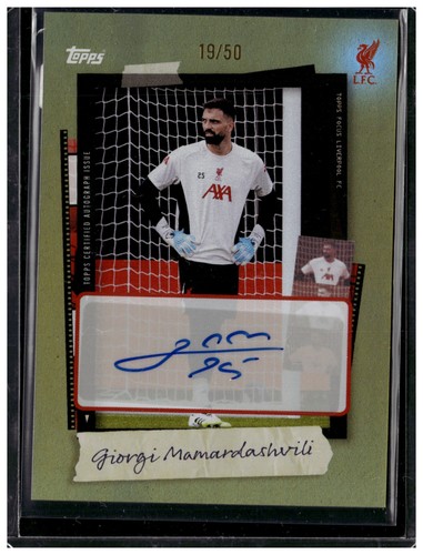 Giorgi Mamardashvili 2025 Topps Focus /50