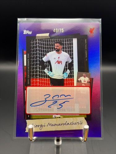 Giorgi Mamardashvili 2026 Panini Focus Pink Refractor /75