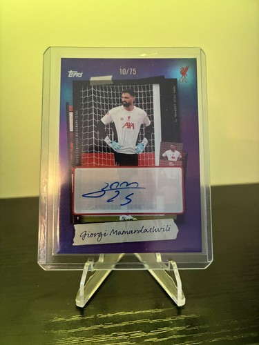 Giorgi Mamardashvili 2025 Topps Focus Purple /75