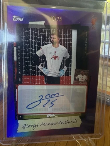 Giorgi Mamardashvili 2026 Panini Focus Purple Pink Refractor /75