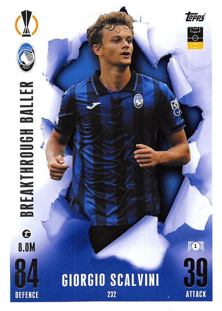 Giorgio Scalvini 2023 Topps Match Attax UEFA Club Competitions Extra