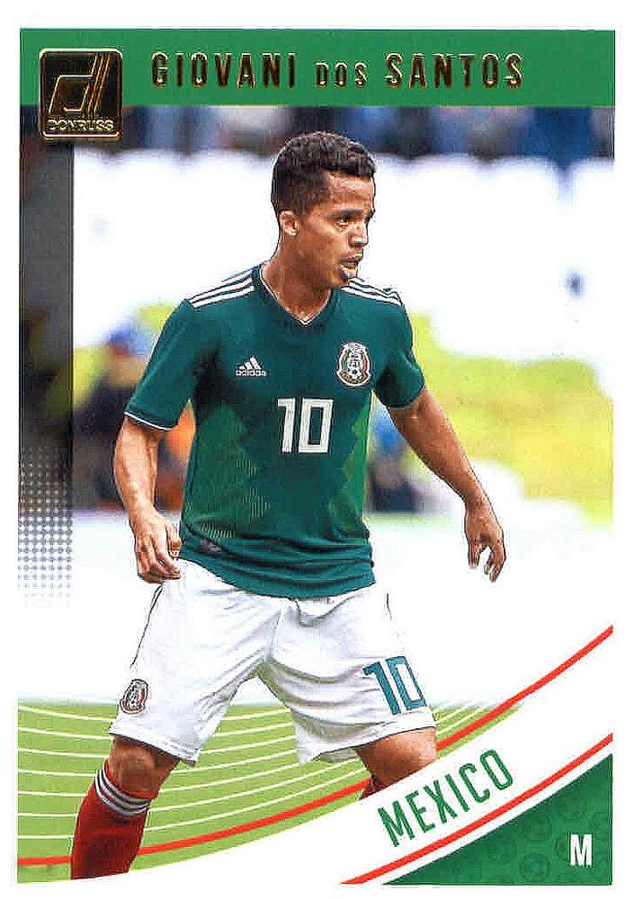 Giovani Dos Santos 2018 Panini Donruss Soccer 152