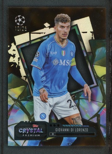 Giovanni Di Lorenzo 2024 Topps Crystal Premium UEFA Champions League /25