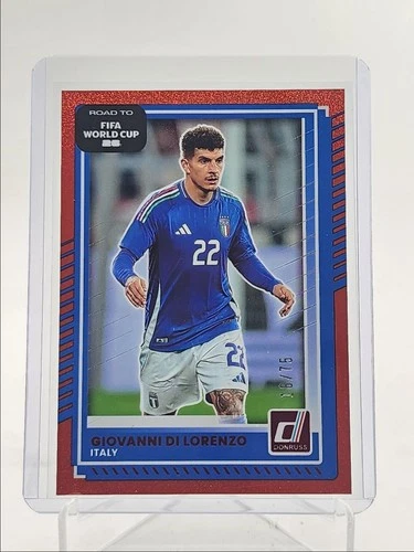 Giovanni Di Lorenzo 2025 Panini Donruss Copa Mundial Rojo /75