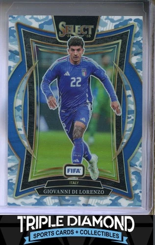 Giovanni Di Lorenzo 2024 Panini Select FIFA Winter Camo Prizm /30