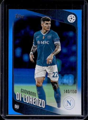 Giovanni Di Lorenzo 2025 Topps UEFA Blue Foil /150