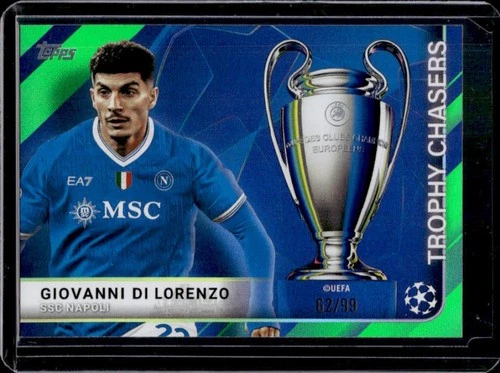 Giovanni Di Lorenzo 2025 Topps UEFA Green Foil /99