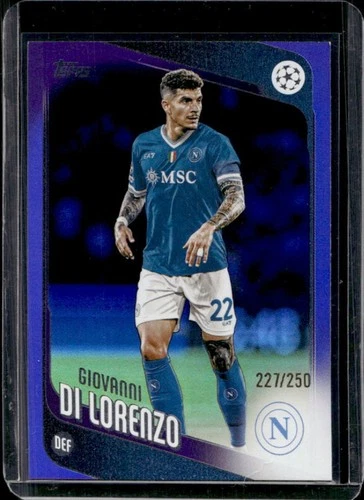 Giovanni Di Lorenzo 2025 Topps UEFA Purple Foil /250