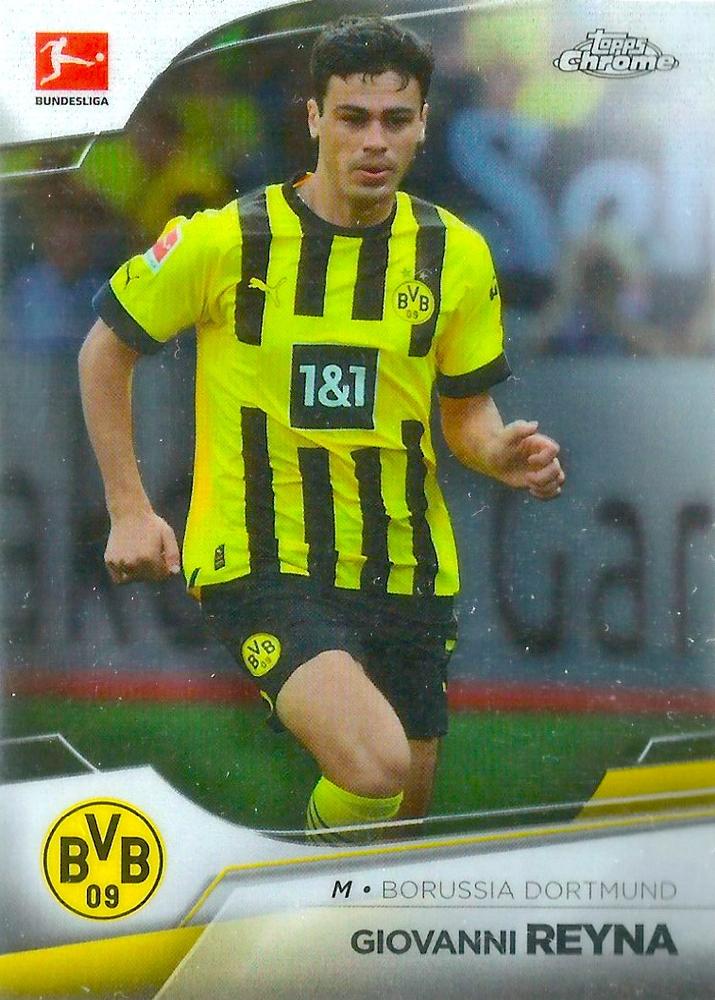 Giovanni Reyna 2022 Topps Chrome Bundesliga 26