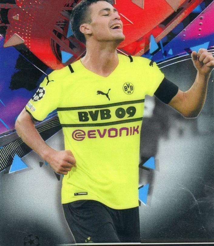 Giovanni Reyna 2021 Topps Finest UEFA 56
