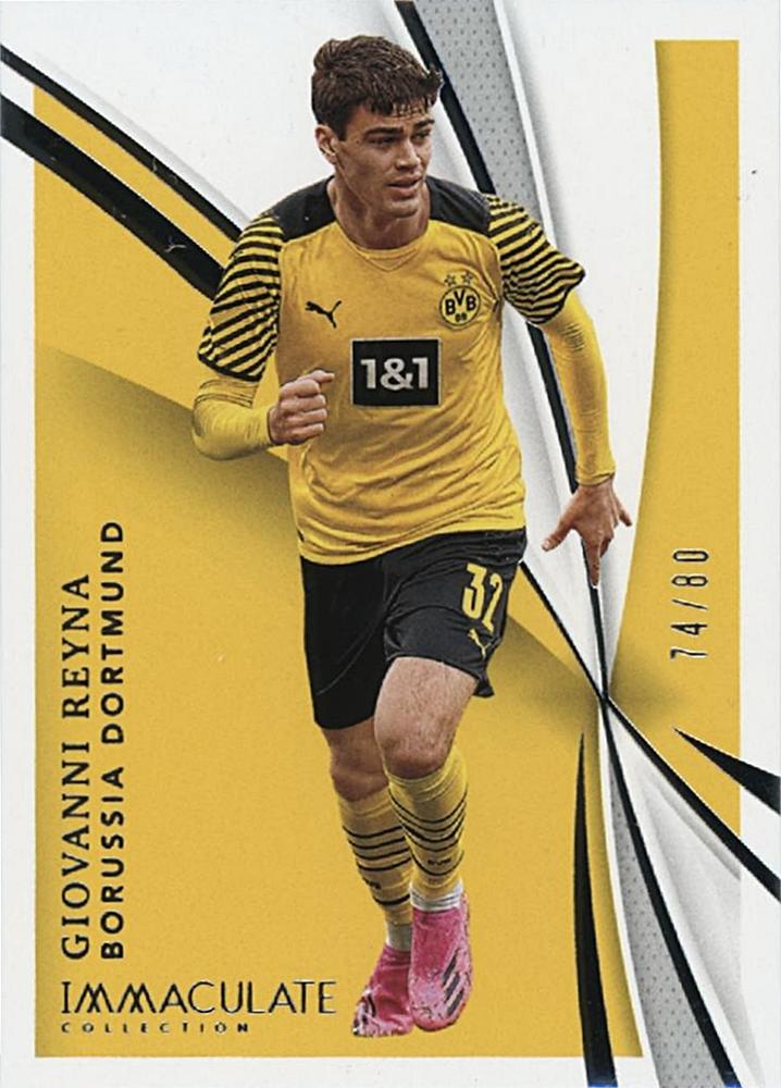Giovanni Reyna 2021 Panini Immaculate Collection