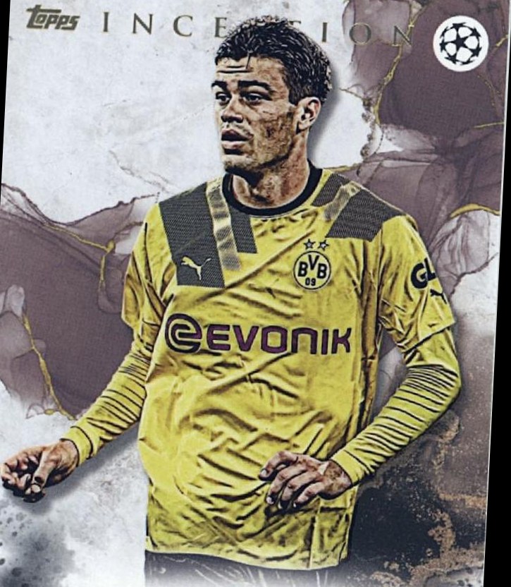 Giovanni Reyna 2022 Topps Inception UEFA Club Competitions