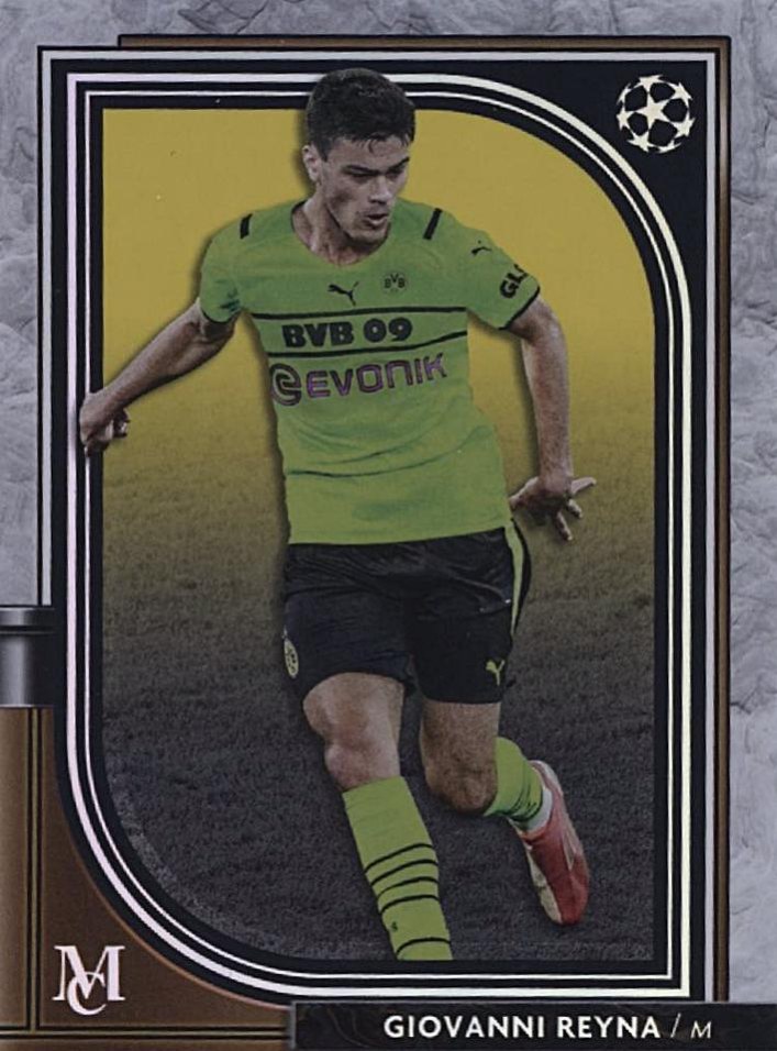 Giovanni Reyna 2021 Topps Museum Collection UEFA Champions League
