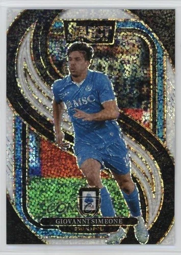 Giovanni Simeone 2024 Panini Select Serie A White Sparkle Prizm