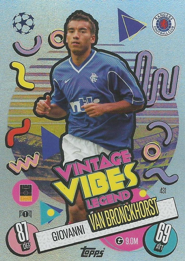 Giovanni van Bronckhorst 2024 Topps Match Attax UEFA Club Competitions