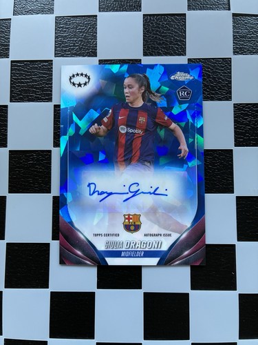 Giulia Dragoni 2023 Topps Chrome Women's UCL Sapphire