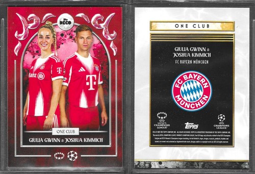 Giulia Gwinn & Joshua Kimmich 2025 Topps Deco
