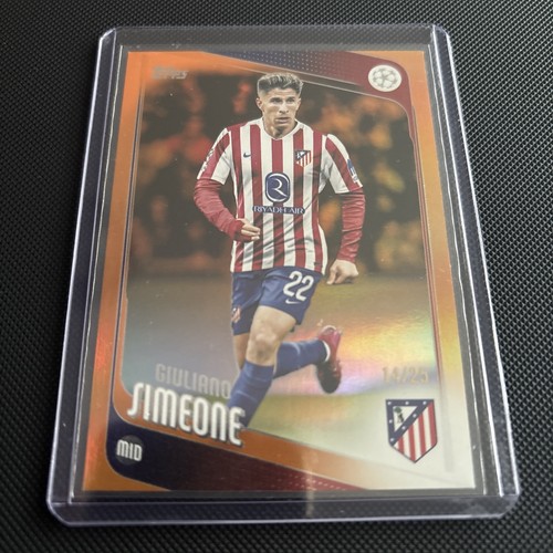 Giuliano Simeone 2025 Topps Chrome Orange /25