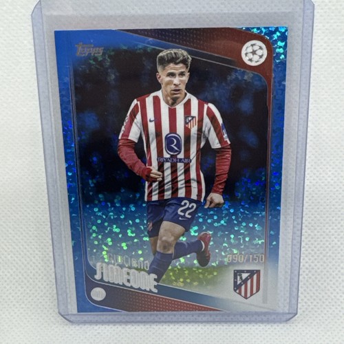 Giuliano Simeone 2025 Topps Flagship UEFA Blue Holo /150
