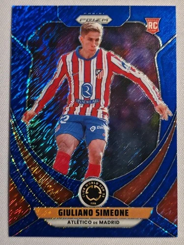 Giuliano Simeone 2025 Panini Prizm Blue Shimmer /8