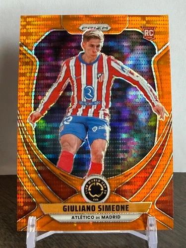 Giuliano Simeone 2025 Panini Prizm FIFA Club WC Orange Pulsar Prizm /149