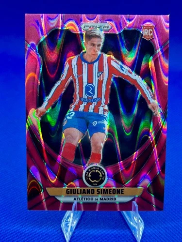 Giuliano Simeone 2025 Panini Prizm FIFA Club World Cup Pink Seismic /299