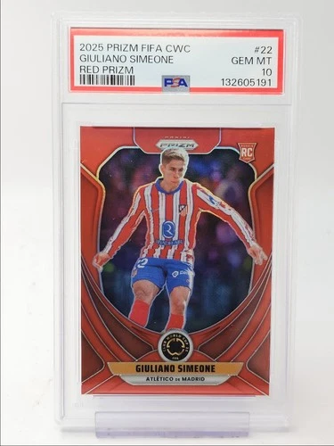Giuliano Simeone 2025 Panini Prizm FIFA CWC Red /199