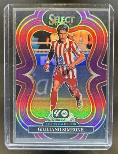 Giuliano Simeone 2025 Panini Select Purple Prizm /125