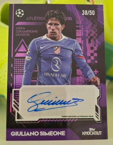 Giuliano Simeone 2025 Topps UCC 38/50