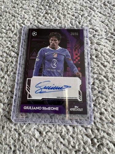 Giuliano Simeone 2026 Topps UCC Knockout /50