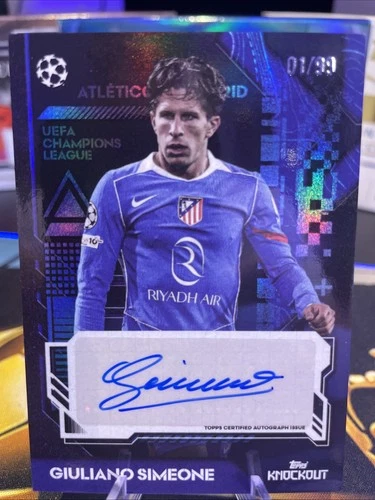 Giuliano Simeone 2025 Topps UCC Knockout /99