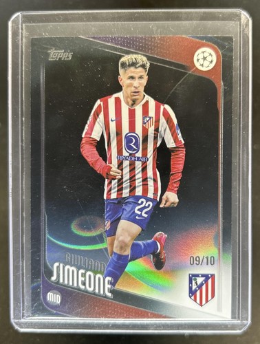 Giuliano Simeone 2025 Topps UEFA Black Foil /10