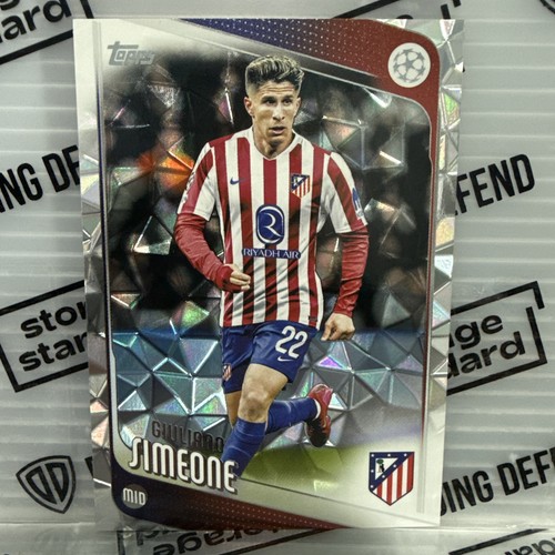 Giuliano Simeone 2025 Topps UEFA Refractor #100