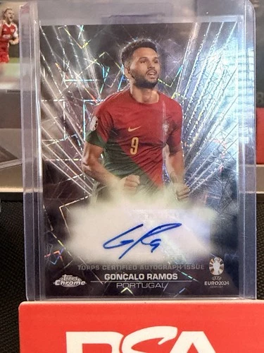 Gonçalo Ramos 2024 Topps Chrome UEFA Euro Black Lazer