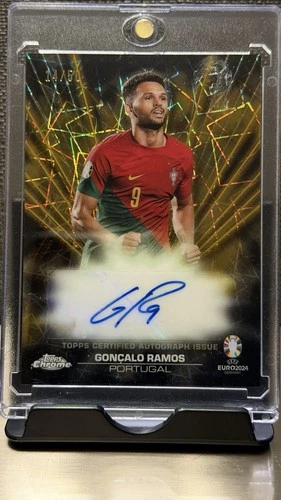 Gonçalo Ramos 2024 Topps Chrome UEFA Euro Gold /50