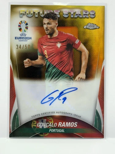 Gonçalo Ramos 2024 Topps Cromo UEFA Euro Oro /50